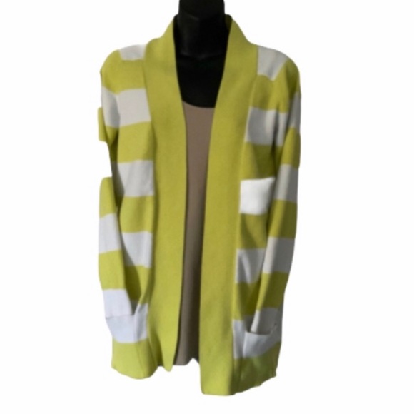 STRIPED SWEATER WITH CINCHED WAIST - Picture 1 of 4